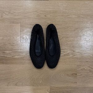 H&M Black Textured Flats
